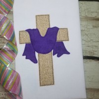 Easter Cross Machine Applique Design